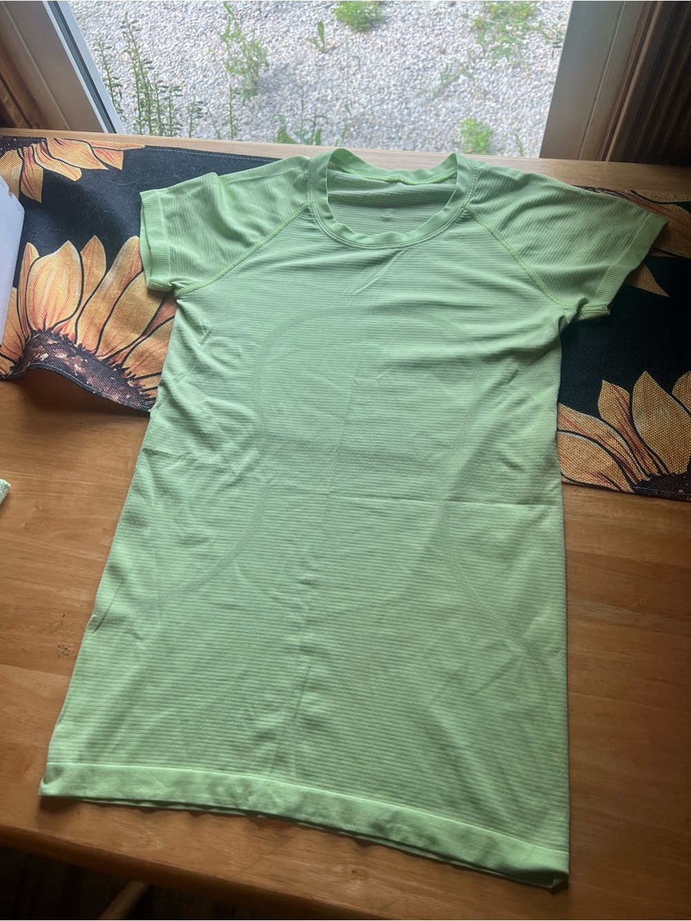lululemon athletica Light Green Short Sleeve Performance Tee